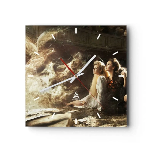 Nástenné hodiny - A bola poézia - 30x30 cm