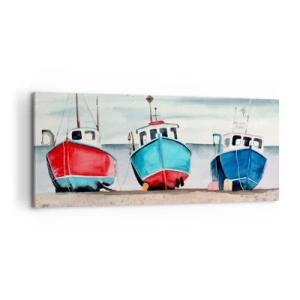 Obraz na plátne - Pripravené na úlovok - 100x40 cm
