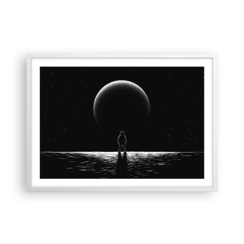 Plagát v bielom ráme - Tvári v tvár - 70x50 cm