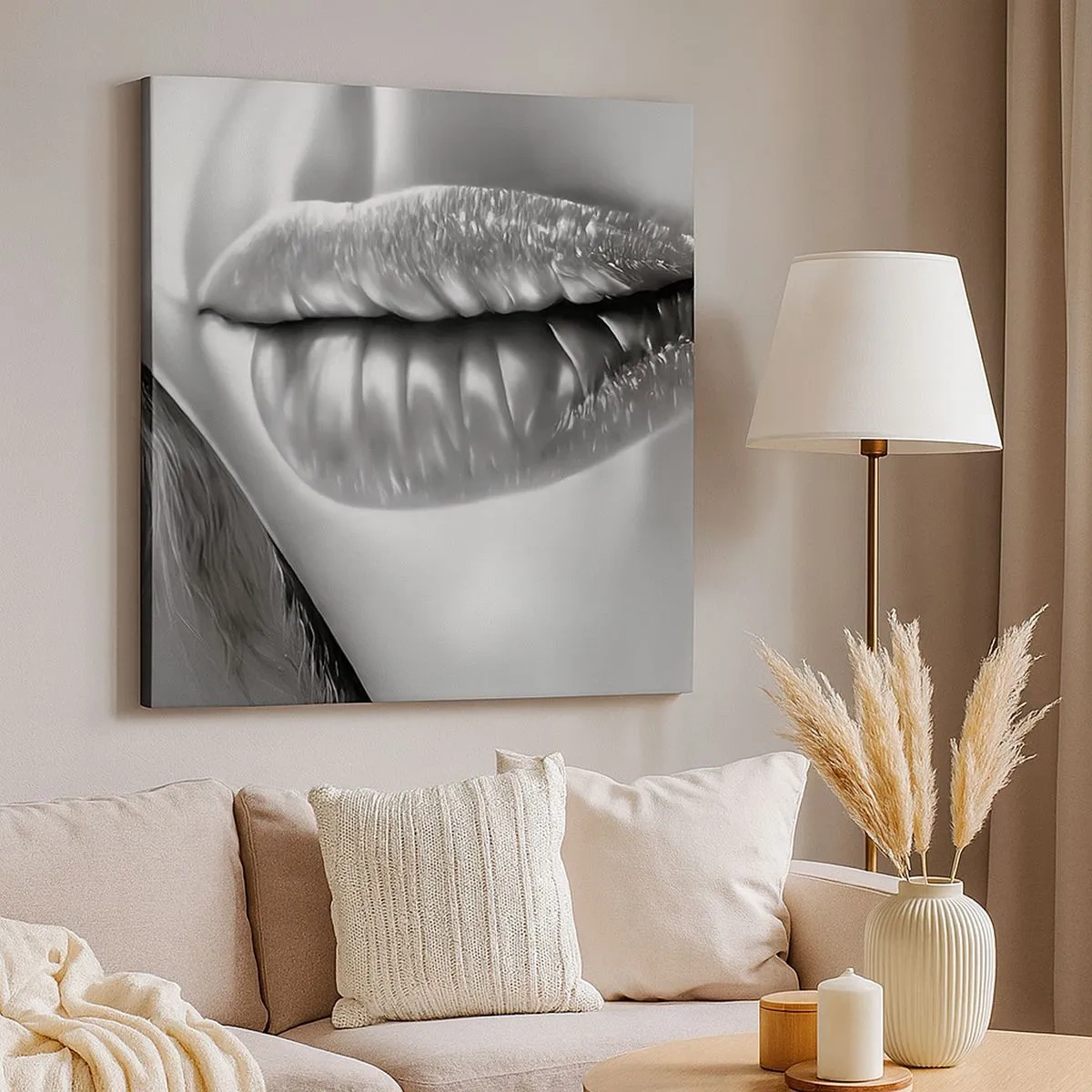 Obraz na plátne - Viem, na čo myslíš… - 30x30 cm