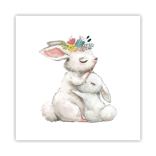 Plagát - Najlepšie je u mamy - 60x60 cm