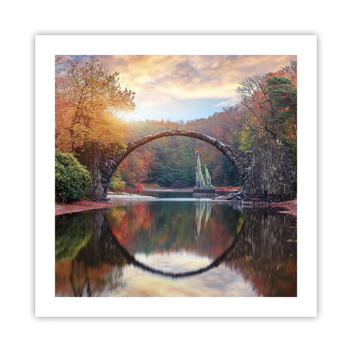 Plagát - Za zrkadlom - 50x50 cm