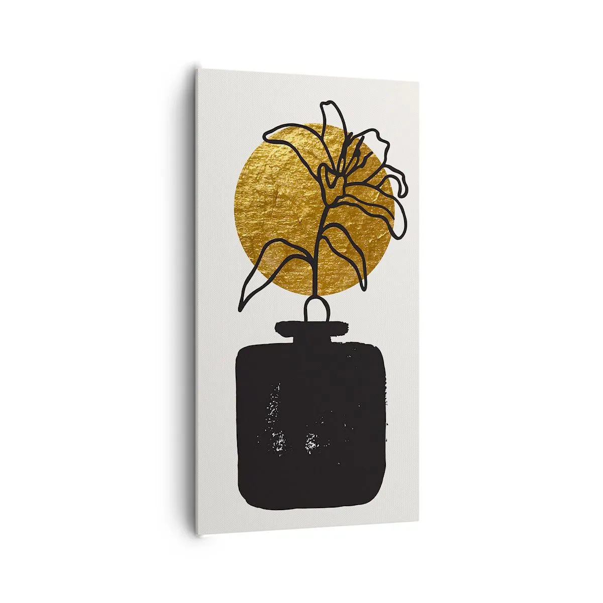 Obraz na plátne - Krása, ktorá má cenu zlata - 65x120 cm