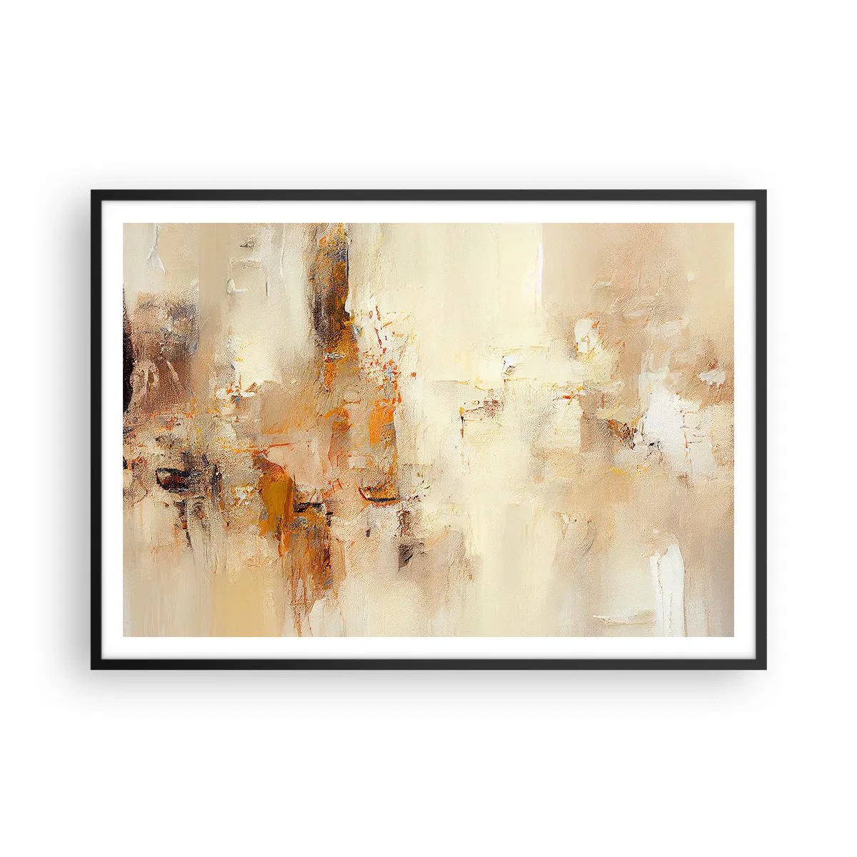 Plagát v čiernom ráme - Duša jantáru - 100x70 cm