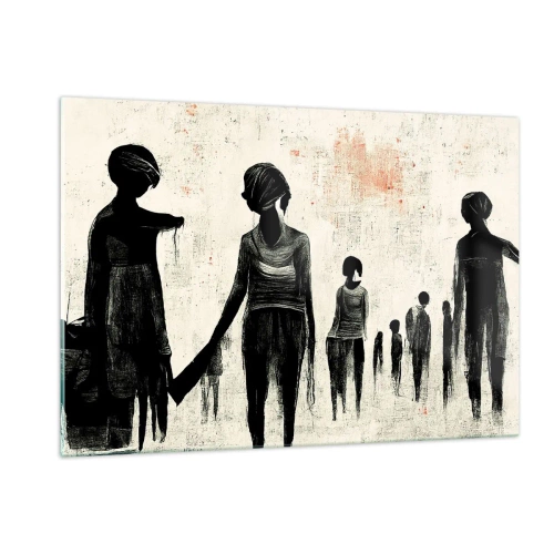 Obraz na skle - Proti samote - 120x80 cm