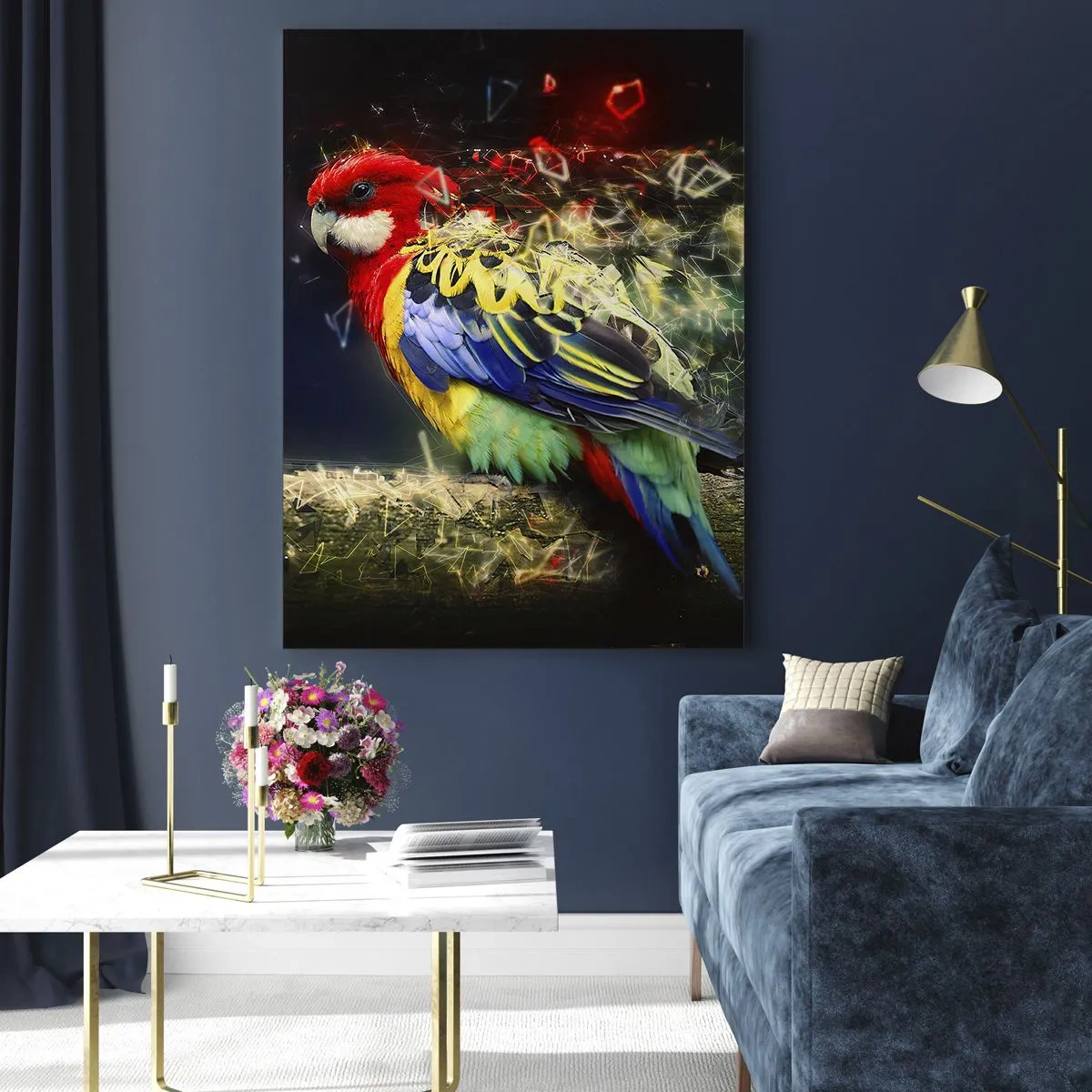 Obraz na skle - Posol žiary - 70x100 cm