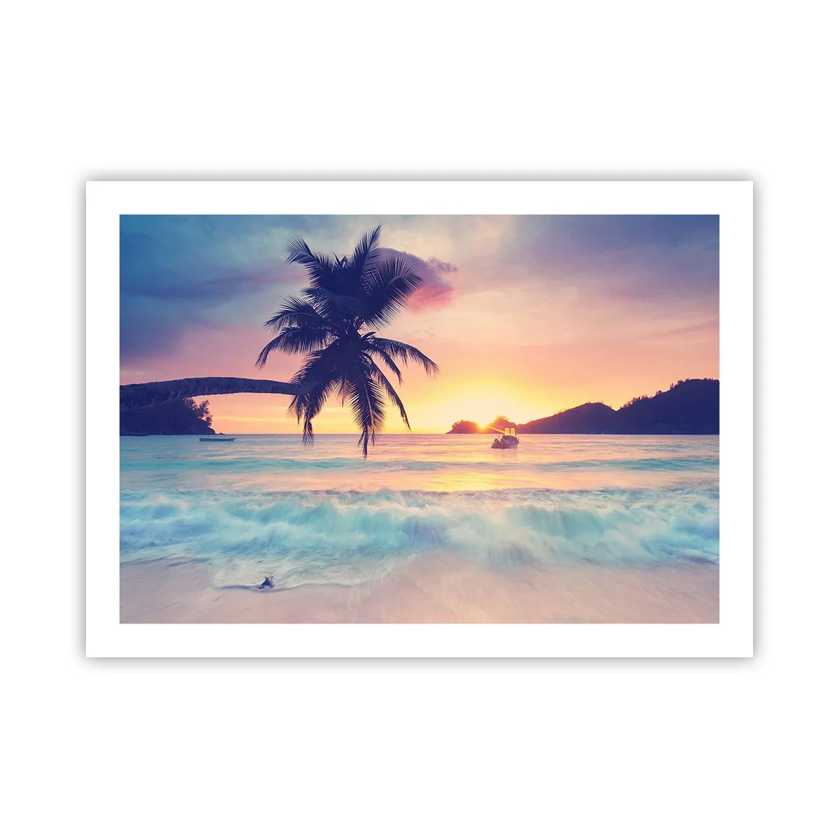 Plagát - Večer v zátoke - 70x50 cm