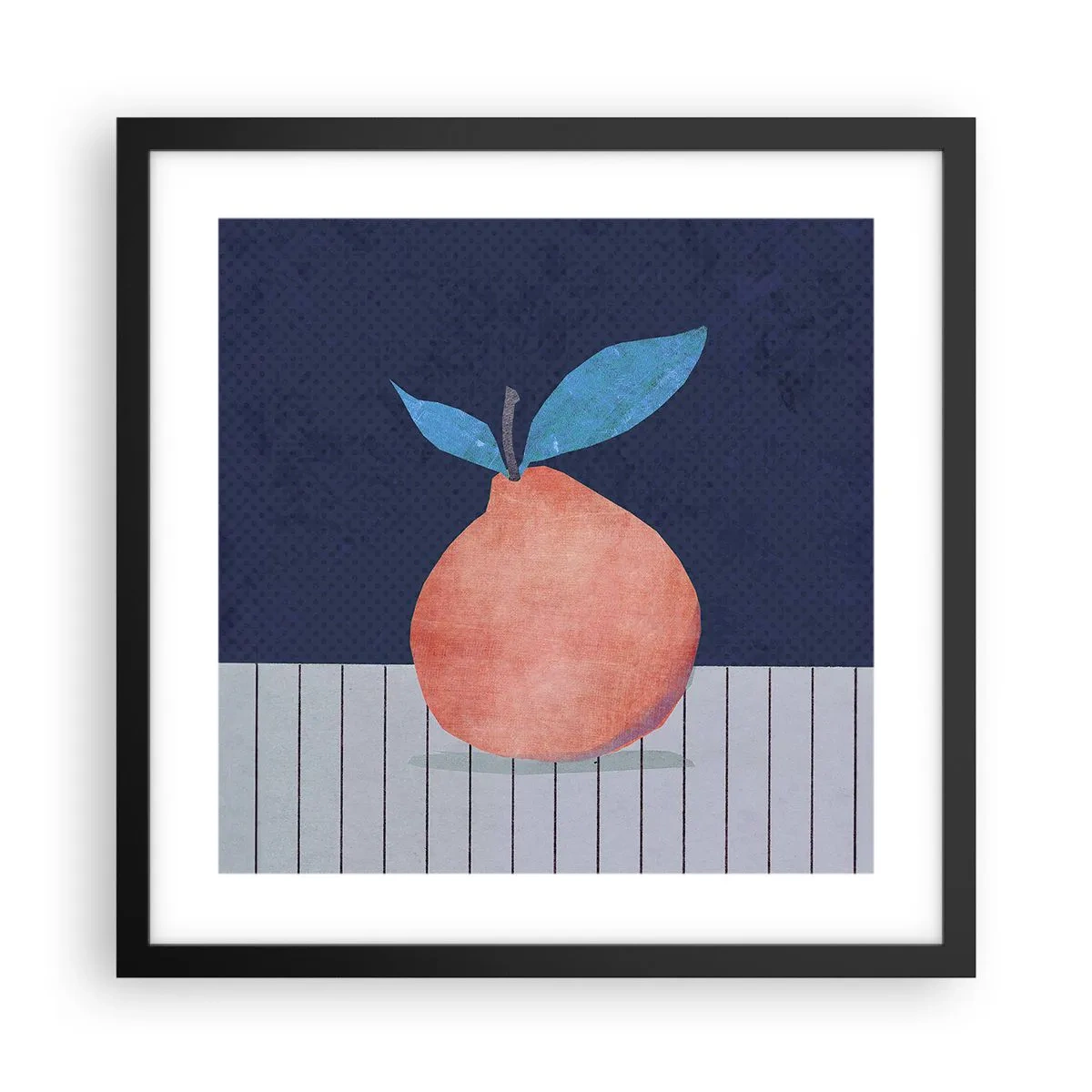 Plagát v čiernom ráme - Konvexita a rovina - 40x40 cm