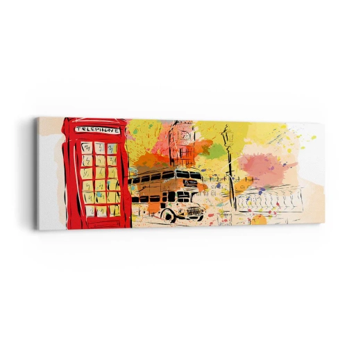 Obraz na plátne - Mesto rôznorodostí - 90x30 cm