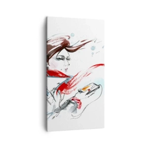 Obraz na plátne - Niečo vo mne hrá - 45x80 cm
