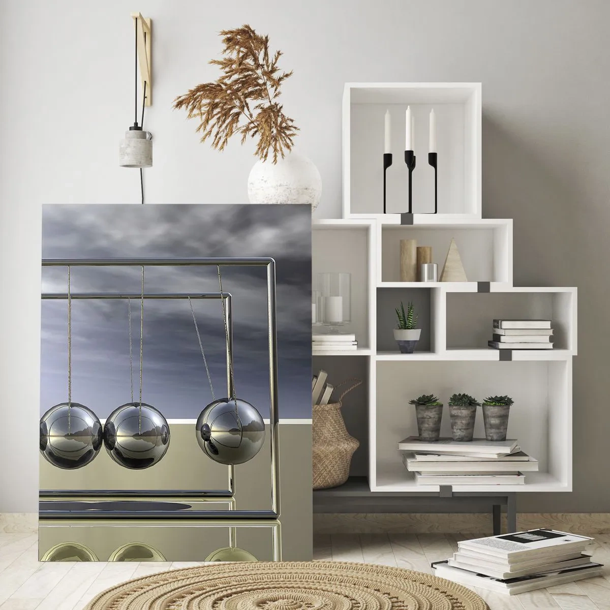 Obraz na skle - Energia sveta - 50x70 cm