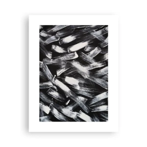 Plagát - Abstrakcia v industriálnom duchu - 30x40 cm
