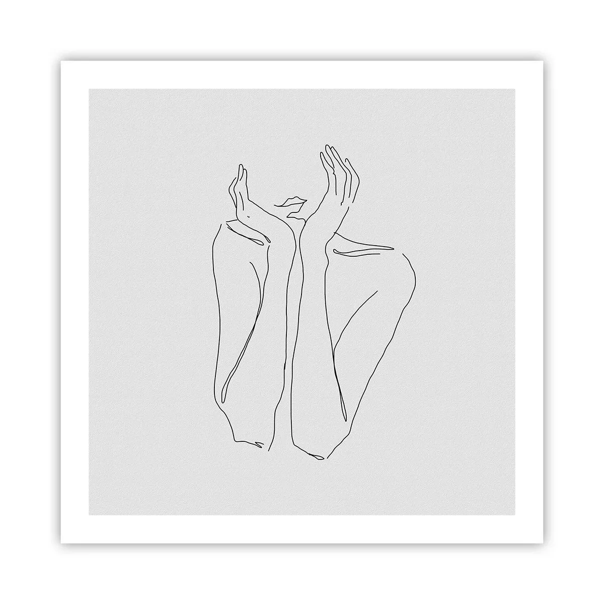 Plagát - O čom snívajú dievčatá - 60x60 cm