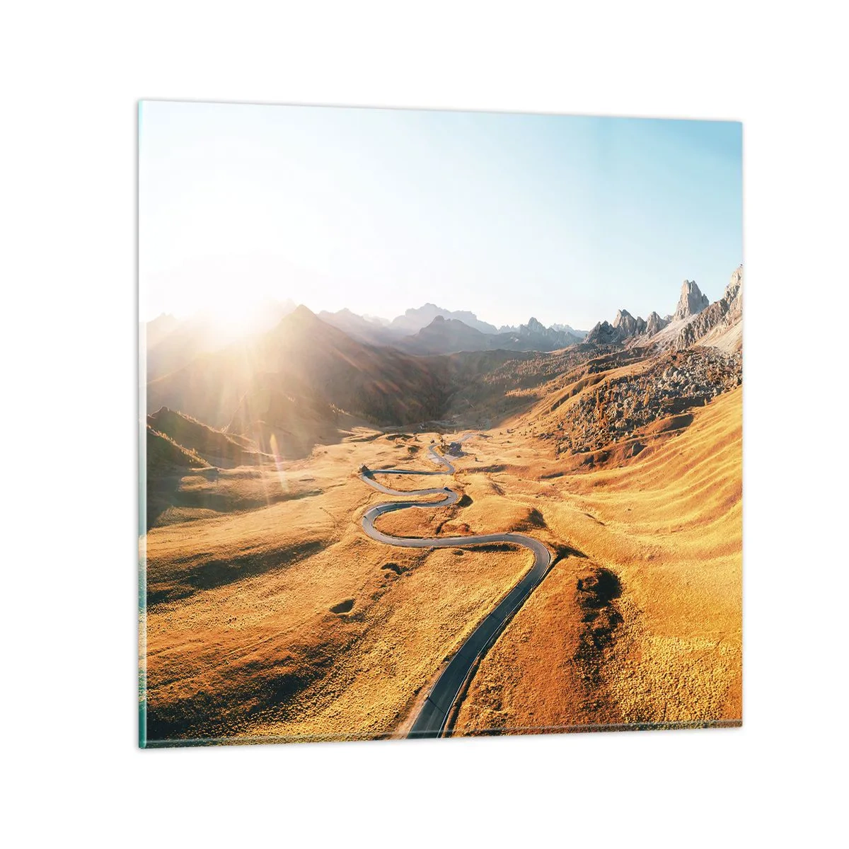 Obraz na skle - V zlatom údolí - 70x70 cm