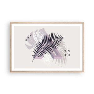 Plagát v ráme zo svetlého duba - Tieň tieňa - 91x61 cm