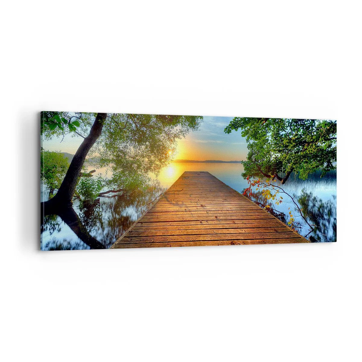 Obraz na plátne - Neponáhľaj sa, posaď sa - 100x40 cm