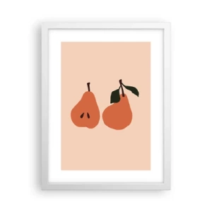 Plagát v bielom ráme - Číra sladkosť - 30x40 cm