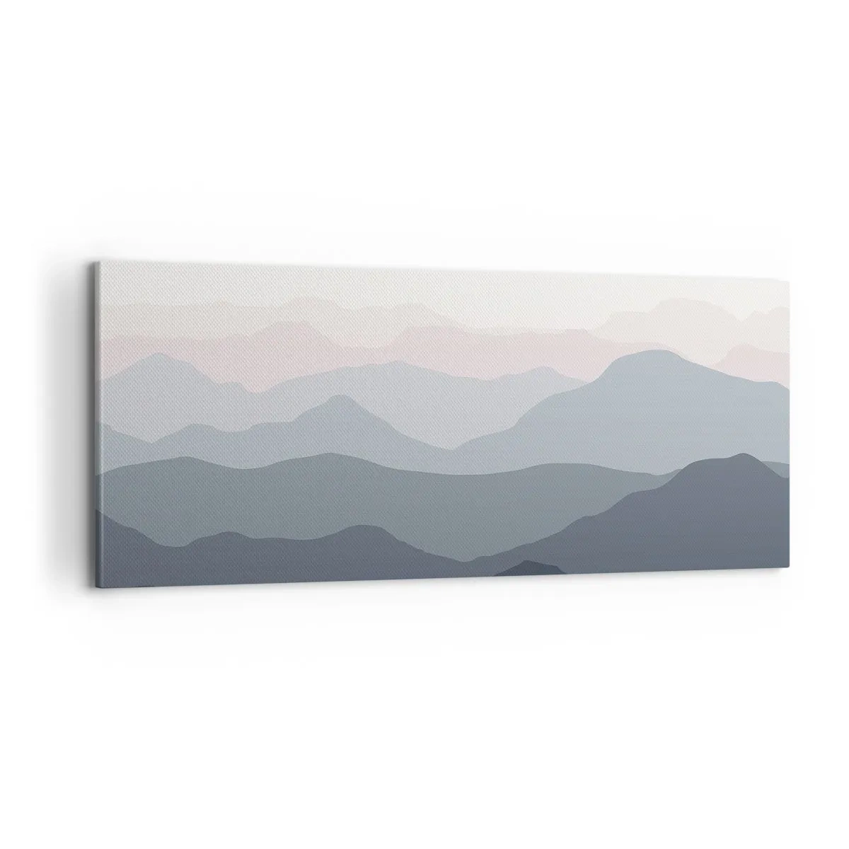 Obraz na plátne - Vlny hôr - 100x40 cm