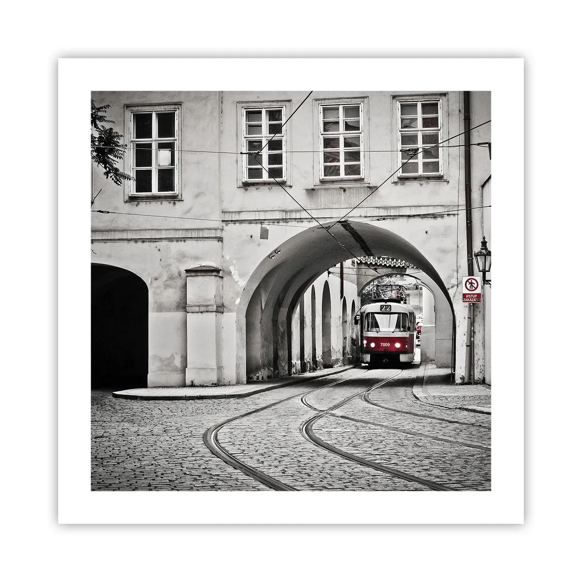 Plagát - Mestským labyrintom - 50x50 cm