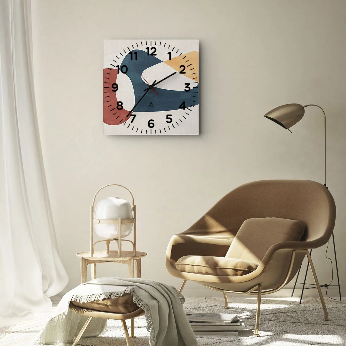 Nástenné hodiny - Vplyvy a metamorfózy - 30x30 cm