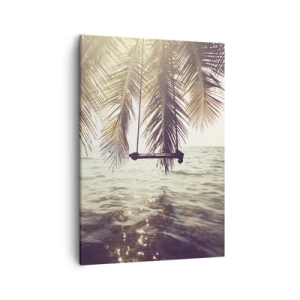 Obraz na plátne - Hojdať sa ľubovoľne v oblakoch - 50x70 cm