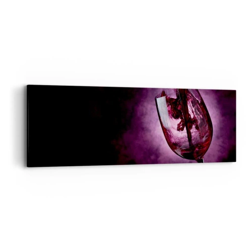 Obraz na plátne - Šarlát? Karmín? Nie, rubín. - 90x30 cm