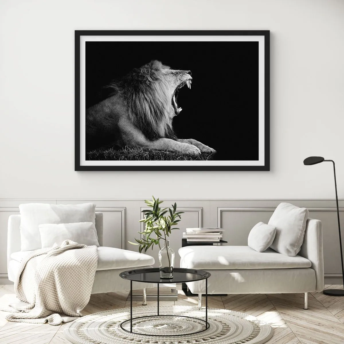 Plagát v čiernom ráme - Bez najmenších pochýb - 100x70 cm