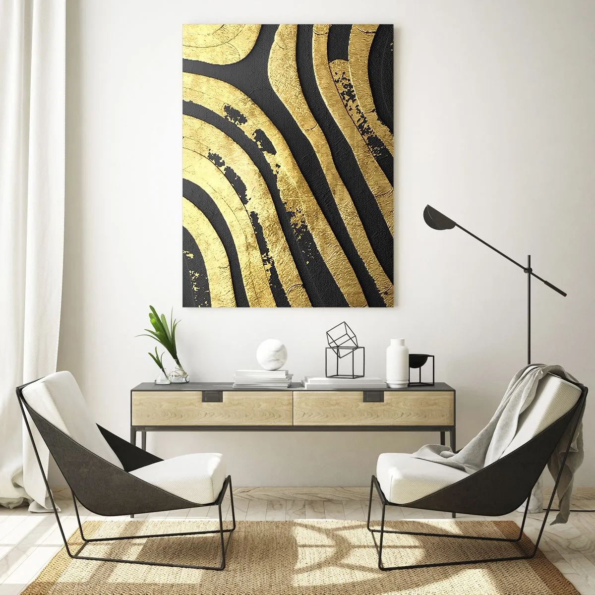 Obraz na skle - Všetko plynie - 50x70 cm