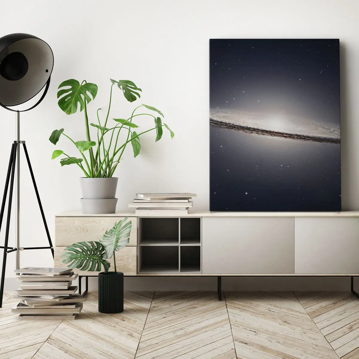 Obraz na plátne - Kedysi dávno v jednej preďalekej galaxii… - 45x80 cm