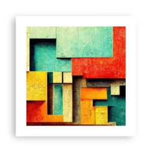 Plagát - Festival pravých uhlov - 40x40 cm