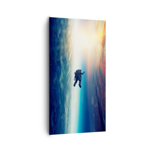 Obraz na plátne - Tvárou v tvár vesmíru - 65x120 cm