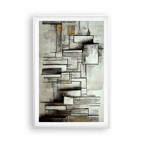 Plagát v bielom ráme - Sila jednoduchosti - 61x91 cm