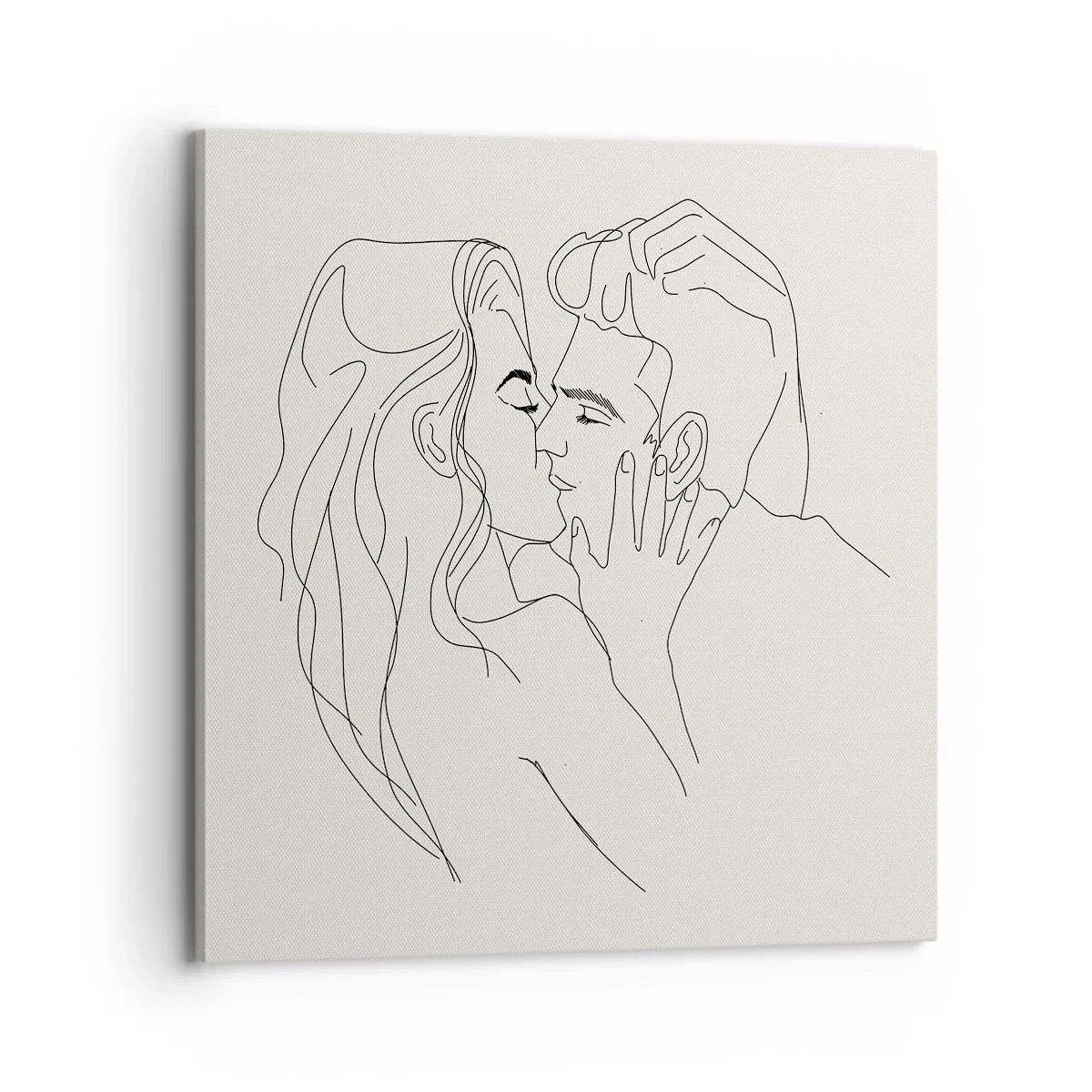 Obraz na plátne - Zamotaní citom - 70x70 cm