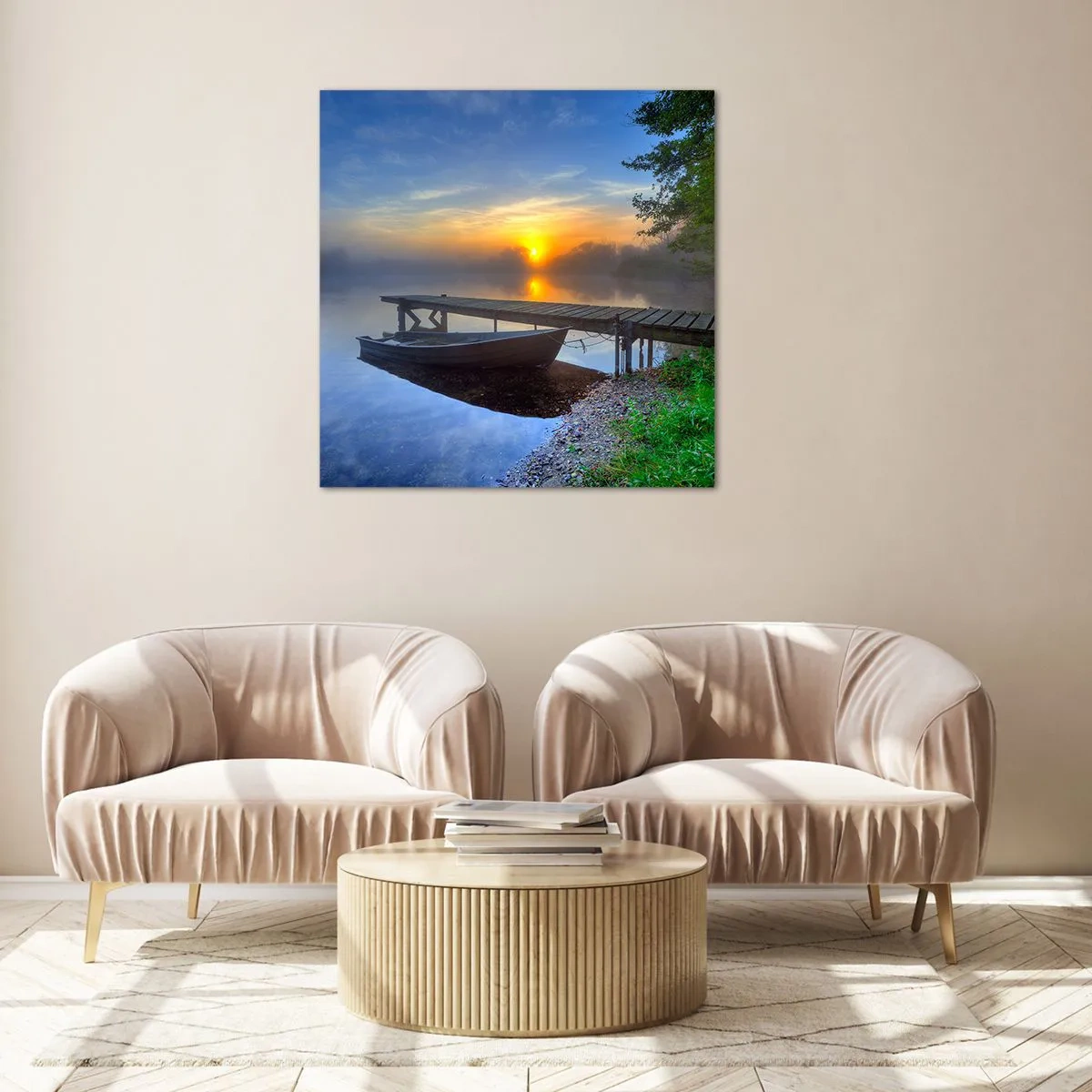 Obraz na skle - Ako sa obyčajné mení na kúzelné - 70x70 cm