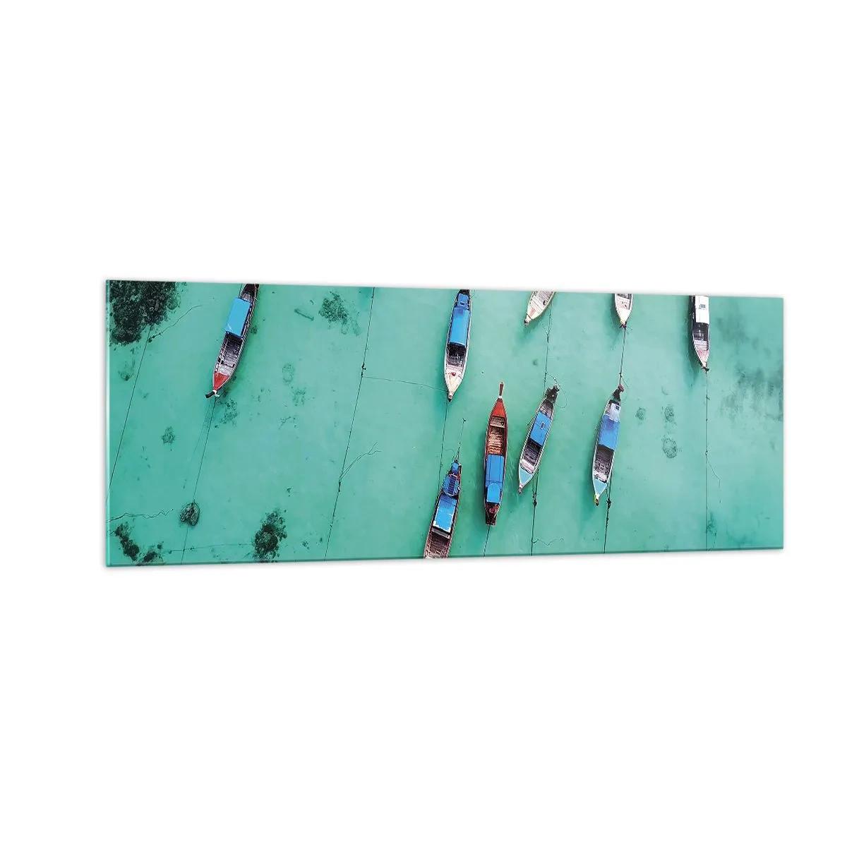 Obraz na skle - V radostnom očakávaní - 140x50 cm