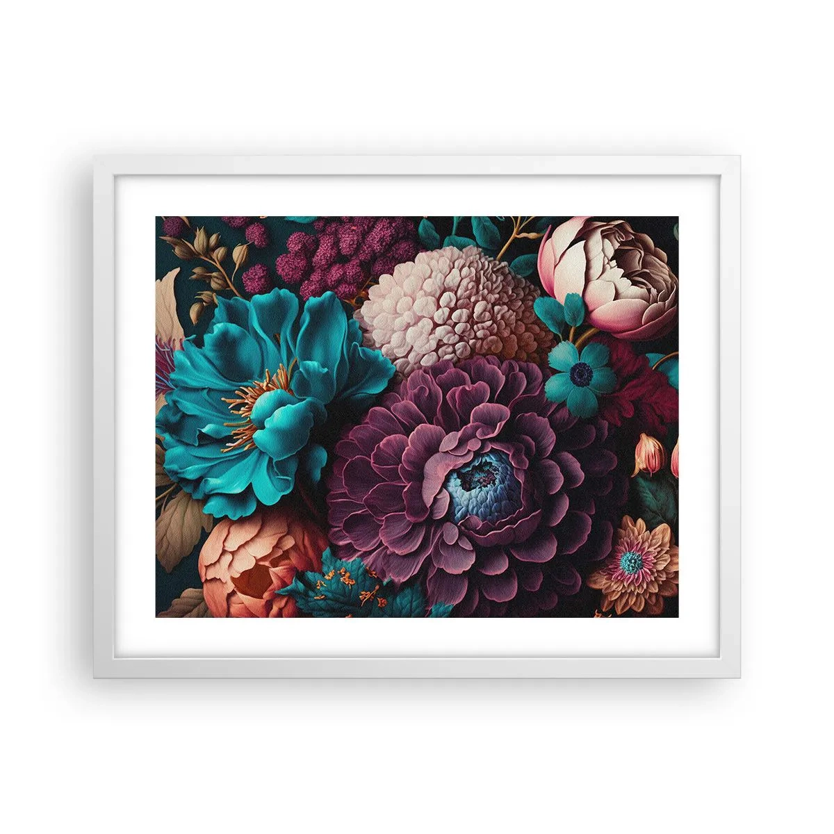 Plagát v bielom ráme - Úroda prírody - 50x40 cm