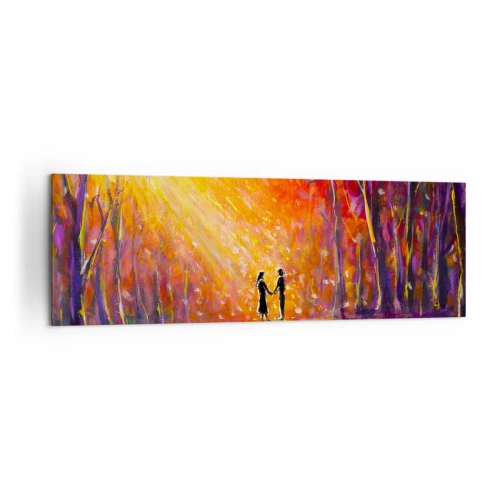 Obraz na plátne - Nebo ich tiež miluje - 160x50 cm