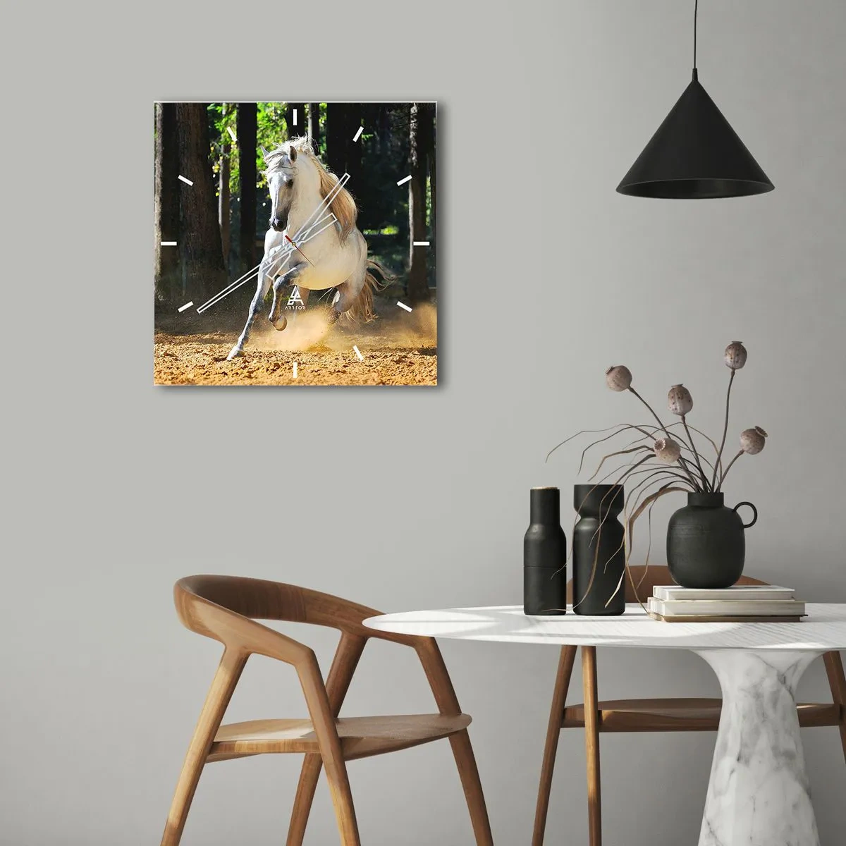 Nástenné hodiny - Ako z fantasy románu - 30x30 cm