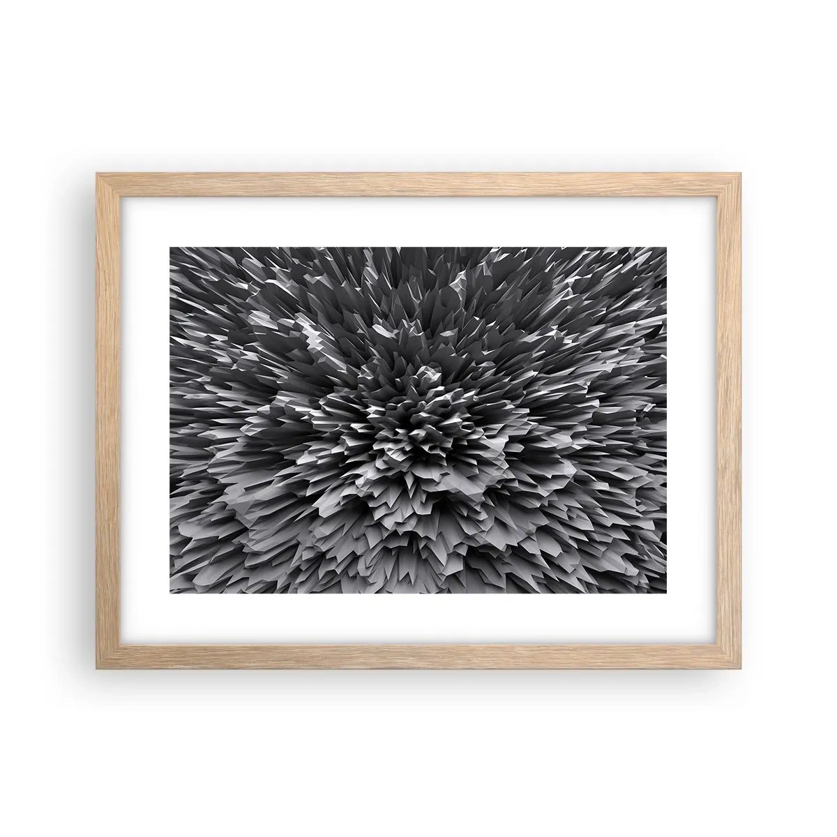 Plagát v ráme zo svetlého duba - Ostrejšie to už nebude - 40x30 cm