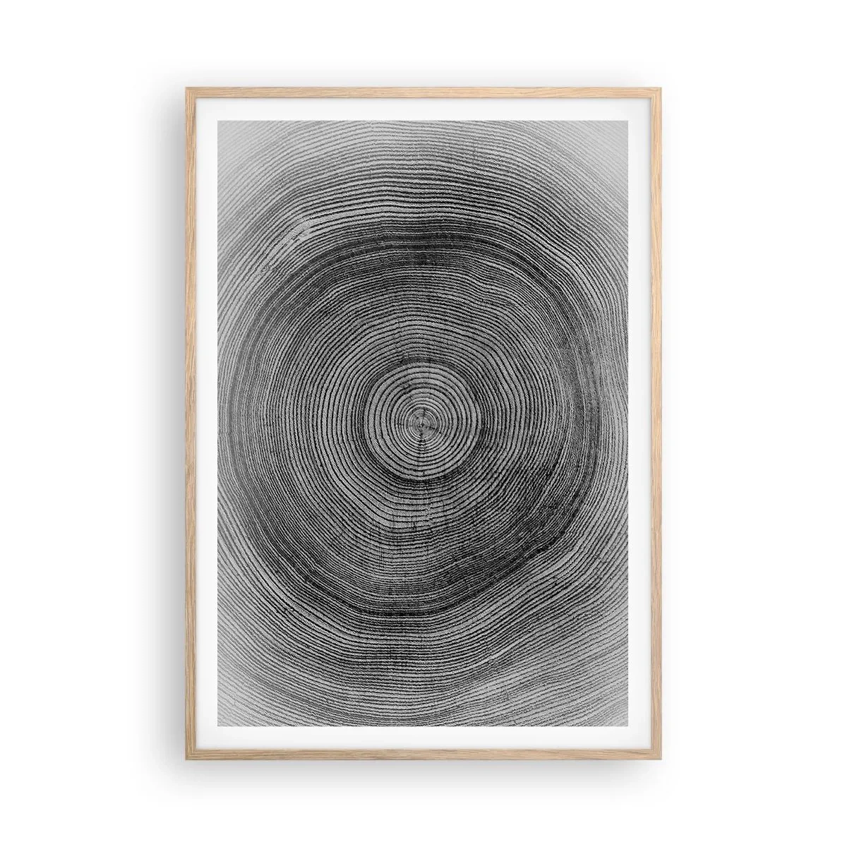 Plagát v ráme zo svetlého duba - Znamenie doby - 70x100 cm