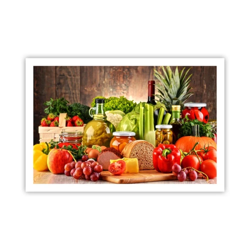 Plagát - Údené, pečené, marinované - 91x61 cm