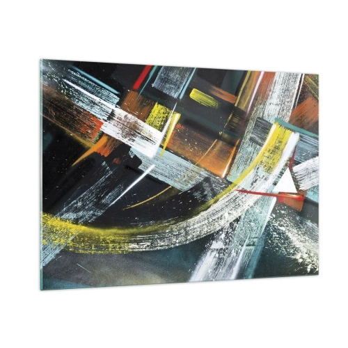 Obraz na skle - Energia pohybu - 100x70 cm