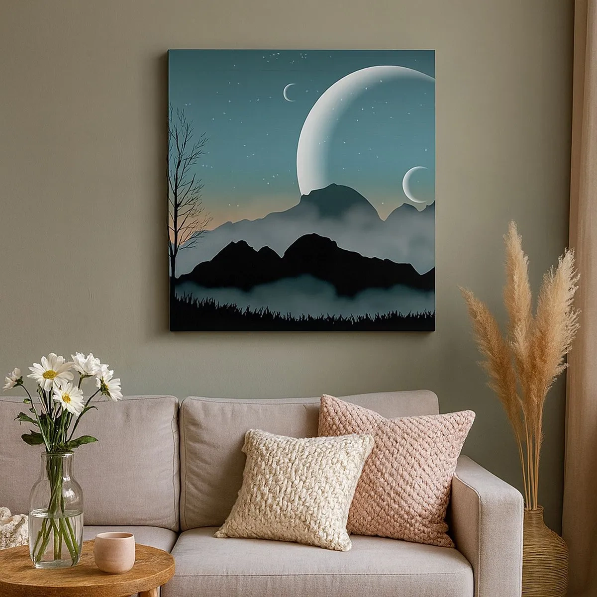 Obraz na plátne - Karneval hviezdnej noci - 30x30 cm