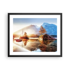 Plagát v čiernom ráme - Príroda v novom svetle - 50x40 cm