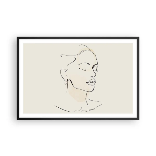 Plagát v čiernom ráme - Výrazným ťahom - 91x61 cm