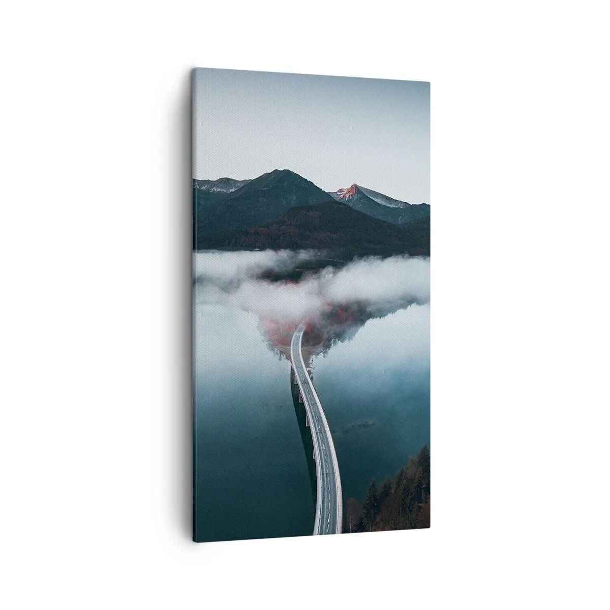 Obraz na plátne - Pri vode hladkej ako zrkadlo - 45x80 cm