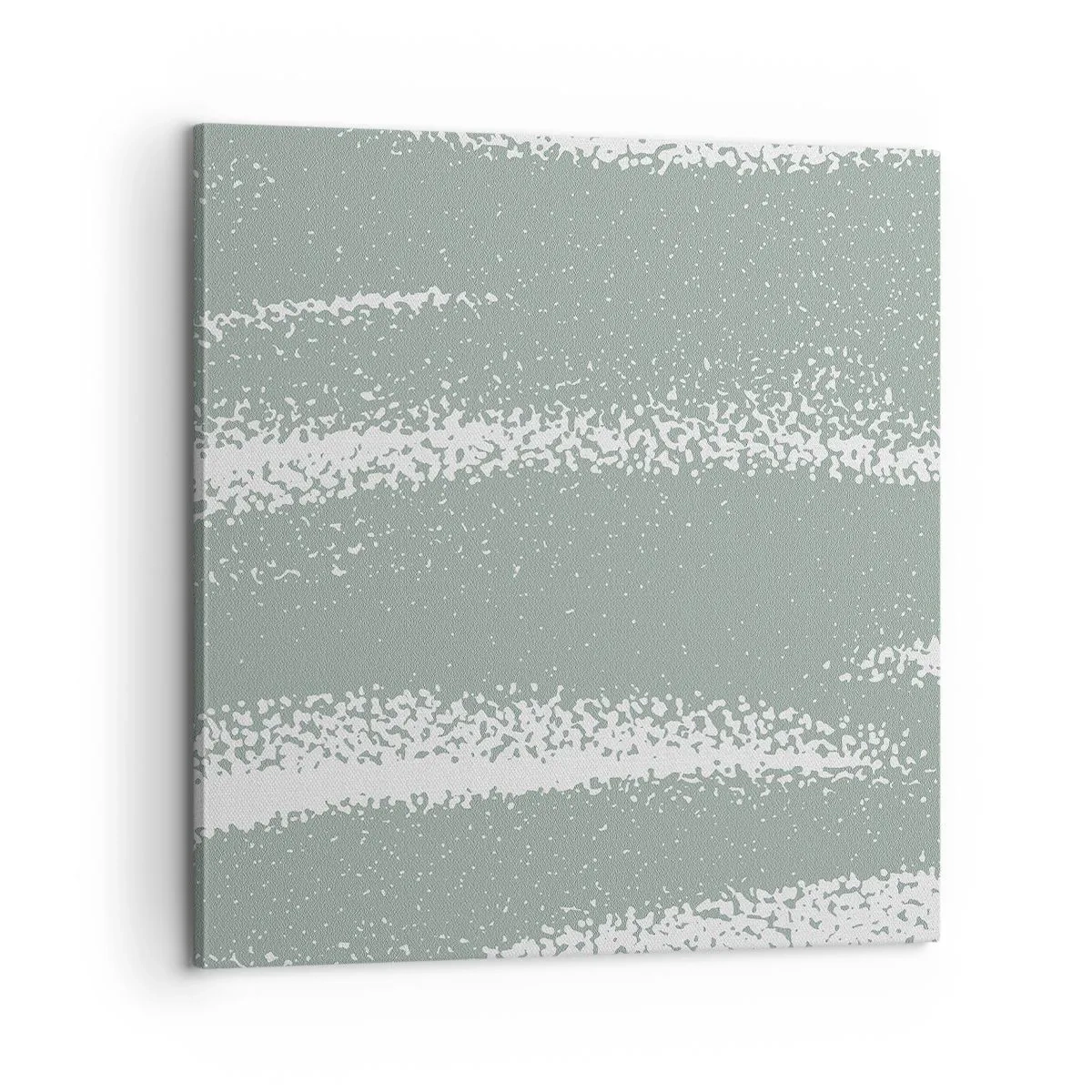 Obraz na plátne - Abstrakcia v zimnom štýle - 60x60 cm