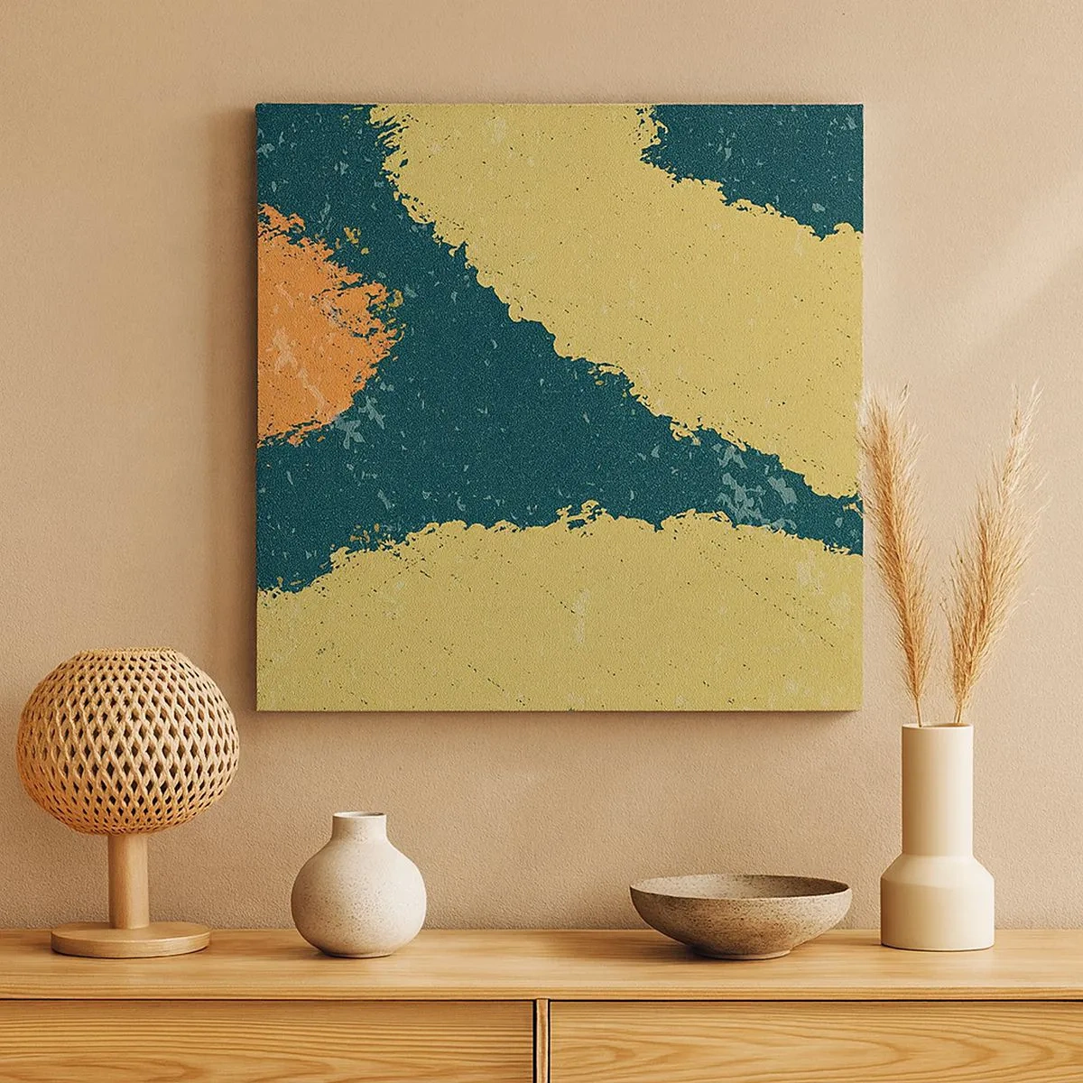 Obraz na plátne - Abstrakcia – spomalený pohyb - 30x30 cm