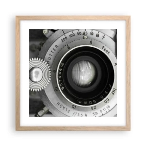 Plagát v ráme zo svetlého duba - Príbeh o Hollywoode - 40x40 cm