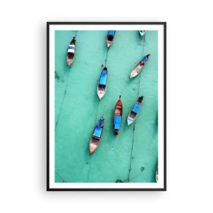 Plagát v čiernom ráme - V radostnom očakávaní - 70x100 cm